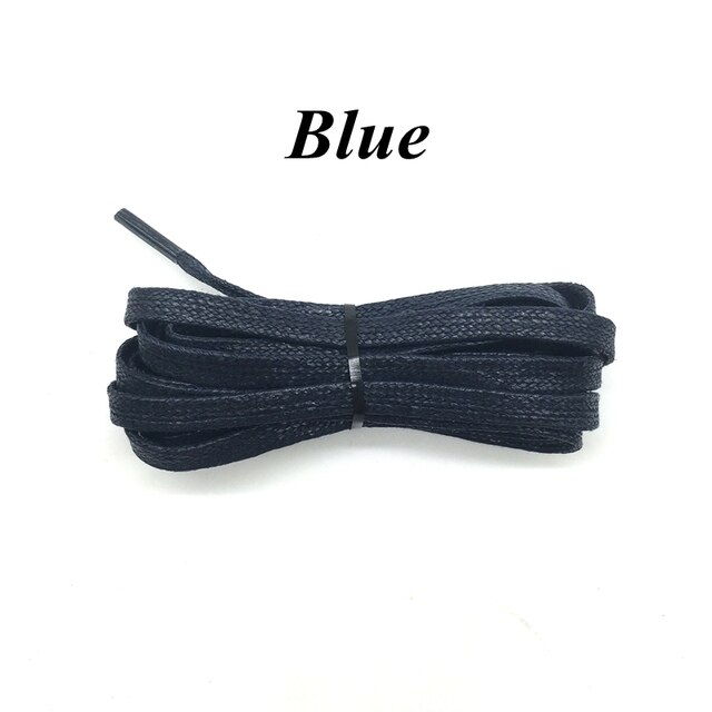 1Pair Waxed Flat Shoelaces Leather Waterproof Casual Shoes Laces
