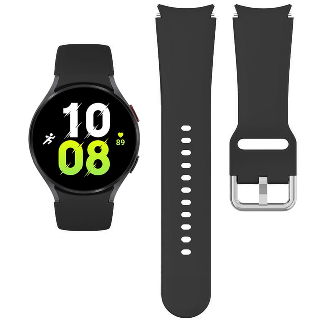 Correa Para Samsung Galaxy Watch 5 4 40mm 44mm Pulsera De Repuesto De  Silicona Watch5 Pro 45mm Watch4 Classic 46mm 42mm