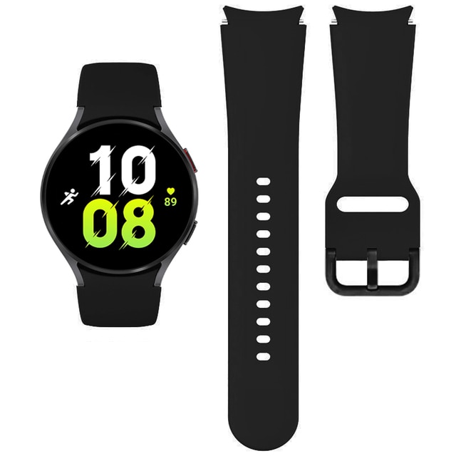 Para Samsung Galaxy Watch 5 40mm 20mm Correa de reloj de silicona con  cierre magnético de